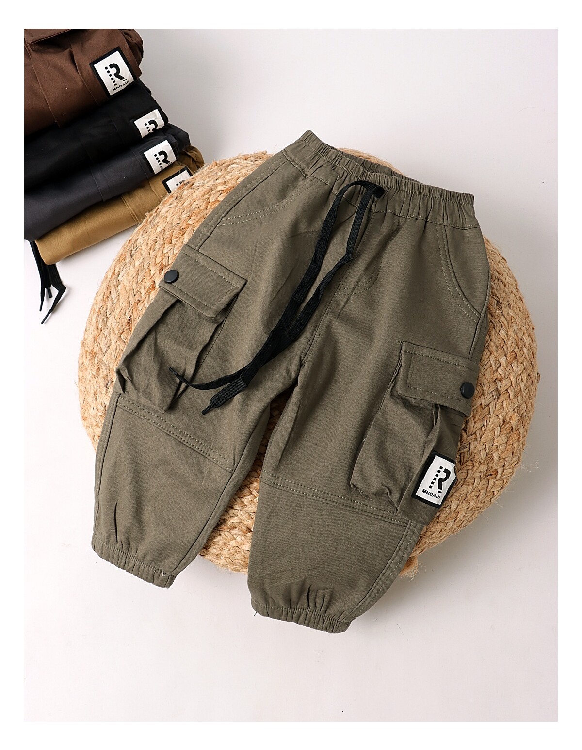 Pantaloni imblaniti Remus kaki