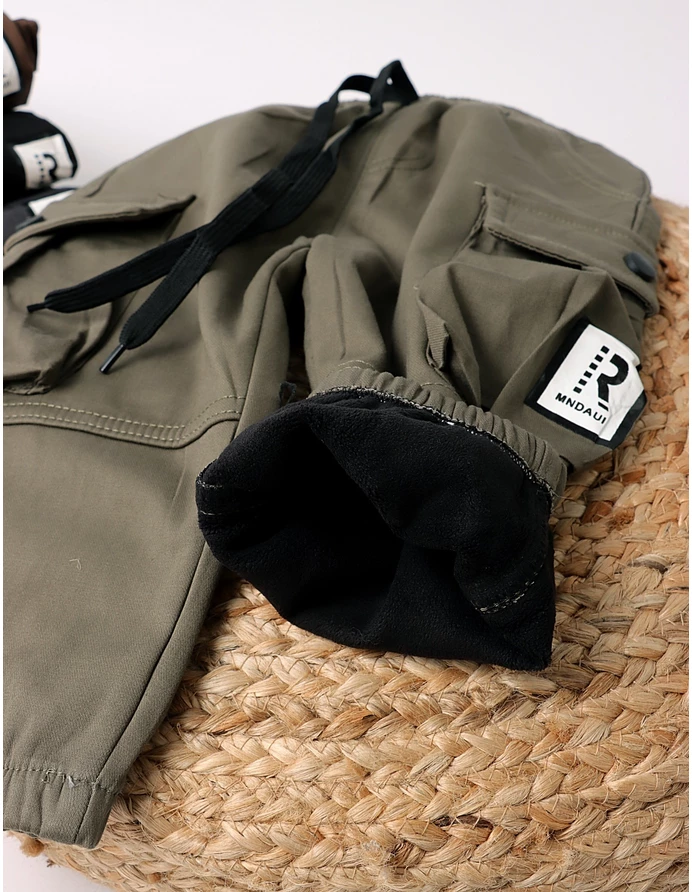 Pantaloni imblaniti Remus kaki picture - 3