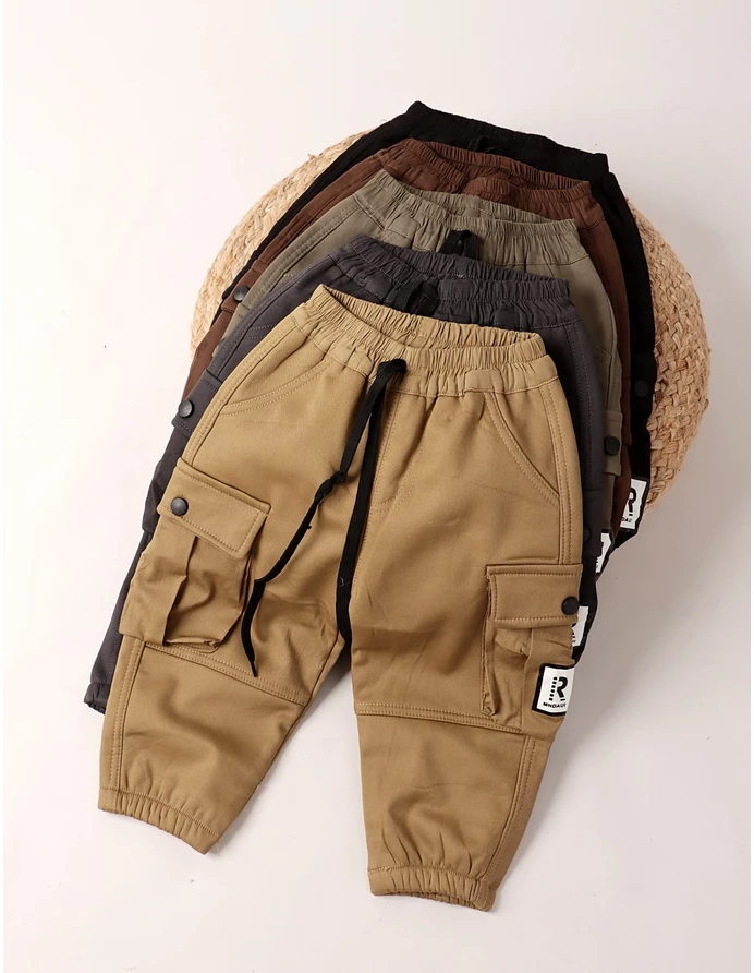 Pantaloni imblaniti Remus kaki picture - 7