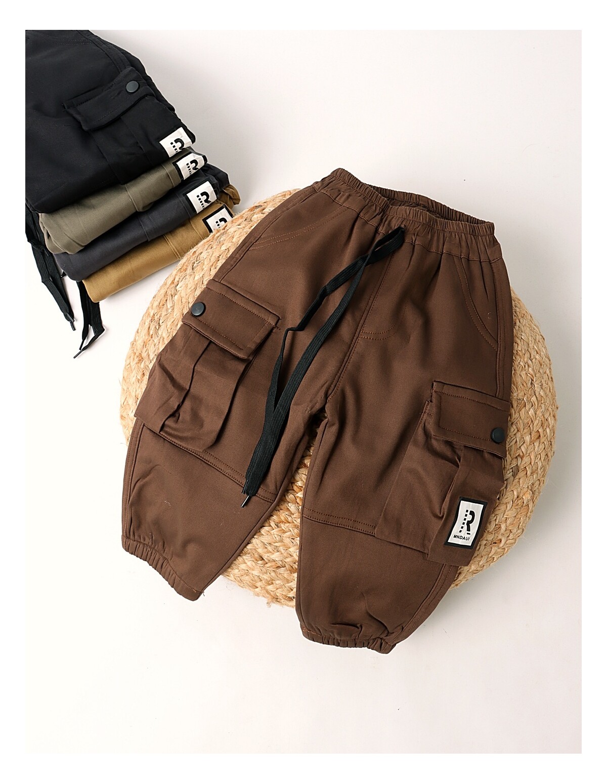 Pantaloni imblaniti Remus maro