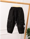 Pantaloni imblaniti Remus negru picture - 3
