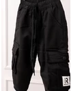 Pantaloni imblaniti Remus negru picture - 5