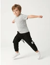Pantaloni imblaniti Remus negru picture - 2