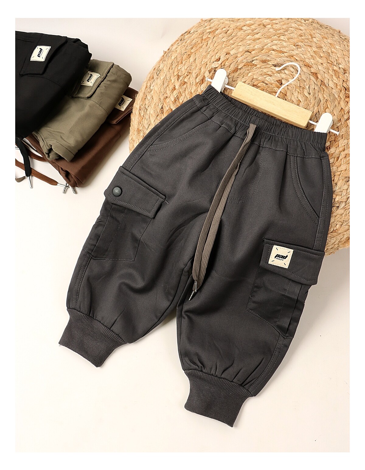 Pantaloni imblaniti Theodor gri