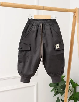 Pantaloni imblaniti Theodor gri