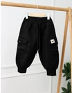 Pantaloni imblaniti Theodor negru picture - 2