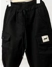 Pantaloni imblaniti Theodor negru picture - 4