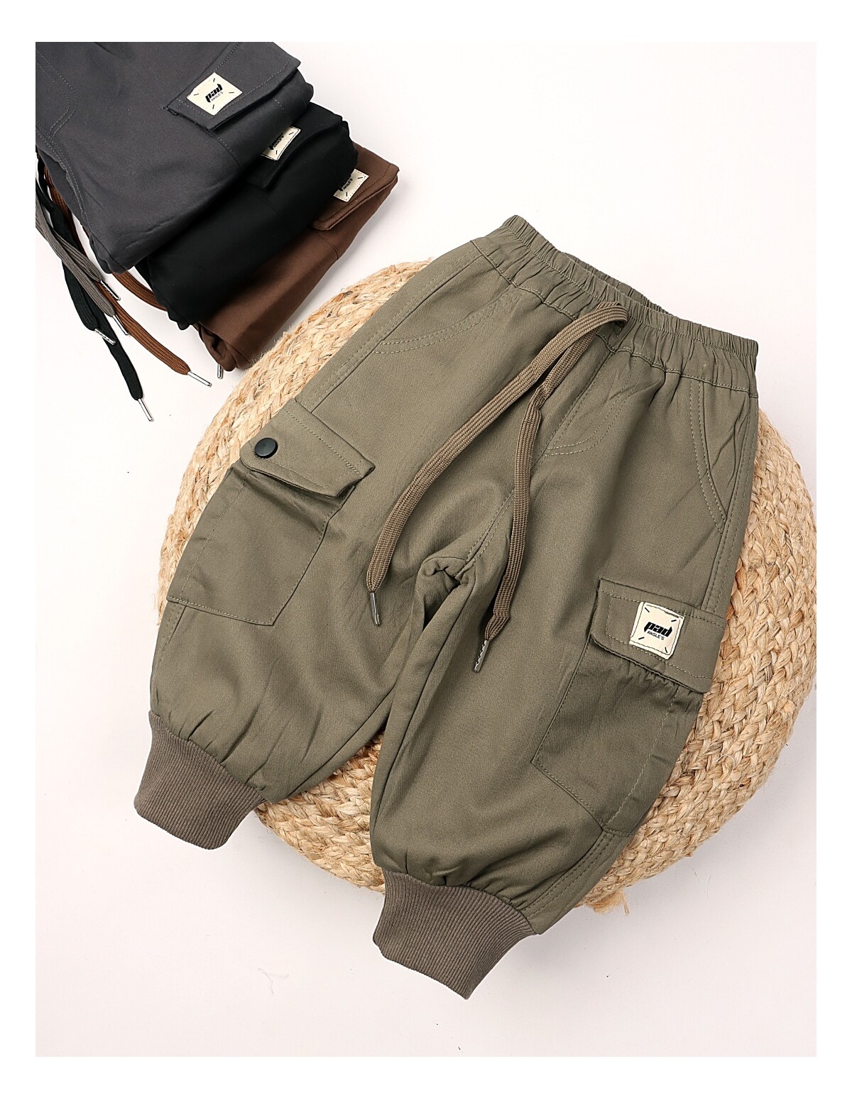 Pantaloni imblaniti Theodor verde