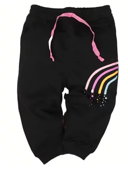 Pantaloni RAINBOW model negru 1