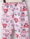 Pantaloni Teddy Bear alb-rosu picture - 2
