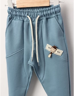 Pantaloni trening HHU Design albastru deschis