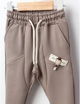 Pantaloni trening HHU Design crem