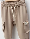 Pantaloni trening Street crem picture - 2