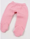 Pantaloni tricotati cu botosei baby roz picture - 2