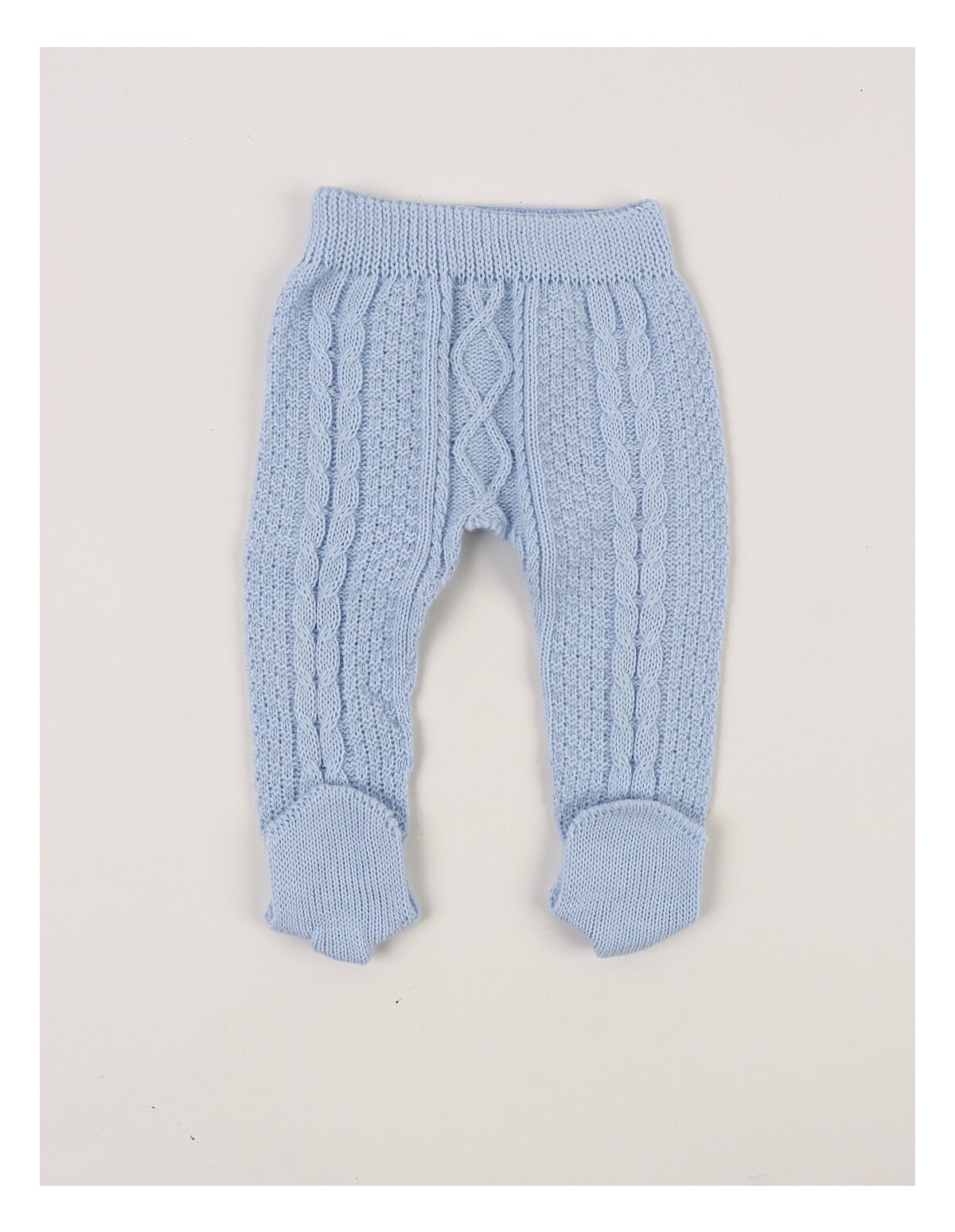 Pantaloni tricotati cu botosei Denis bleu