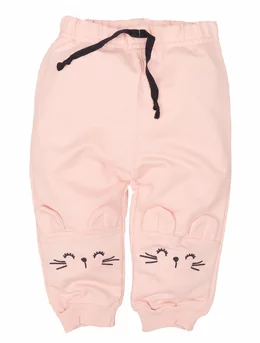 Pantaloni URECHIUSE DE PISICA roz 92(18-24 luni)