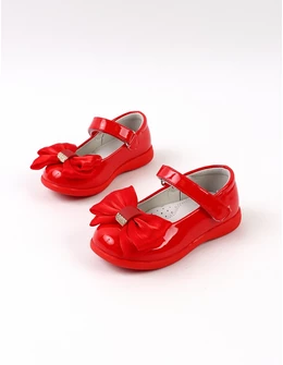 Pantofi Apawwa cu organza, eleganti rosu