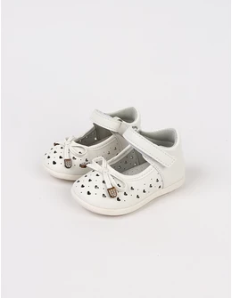 Pantofi eleganti apawwa Inimioare, alb