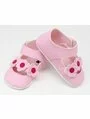 Pantofiori eleganti fetite cu floricele model roz 2