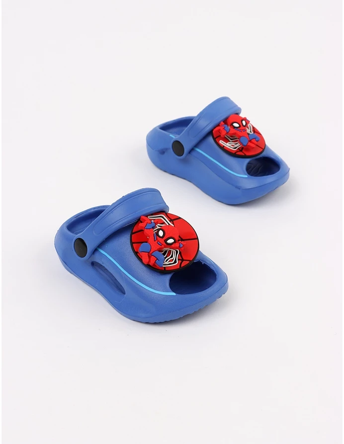 Papuci spuma Jibbtz rotativ Spider-Man, albastru picture - 4