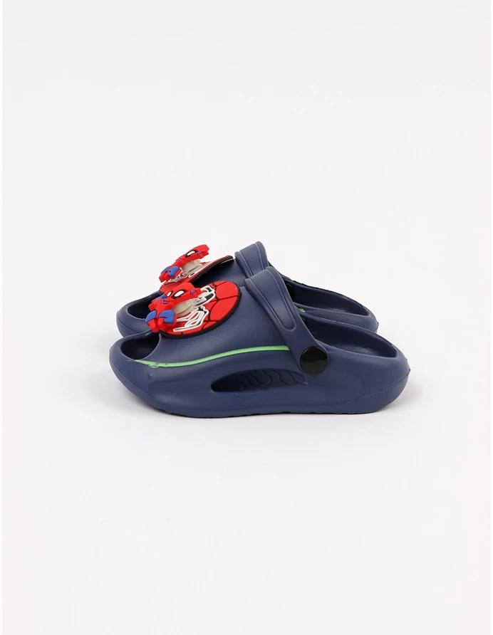 Papuci spuma Jibbtz rotativ Spider-Man, bleumarin picture - 5