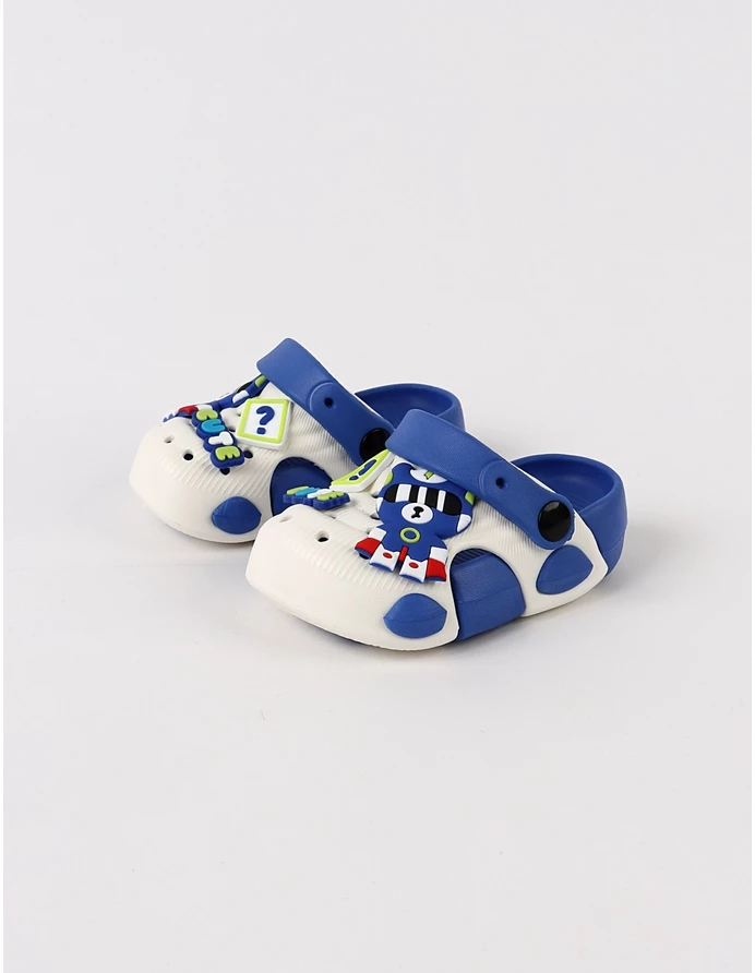 Papuci spuma usori Cute ursulet alb-albastru picture - 4