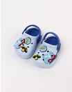 Papuci spuma usori Jibbtz Big Dino, blue picture - 2