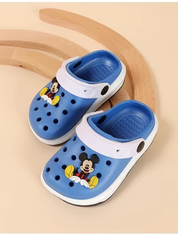 Papuci stil crocs Mickey Mouse model albastru 1