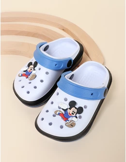 Papuci stil crocs Mickey Mouse model bleu 1