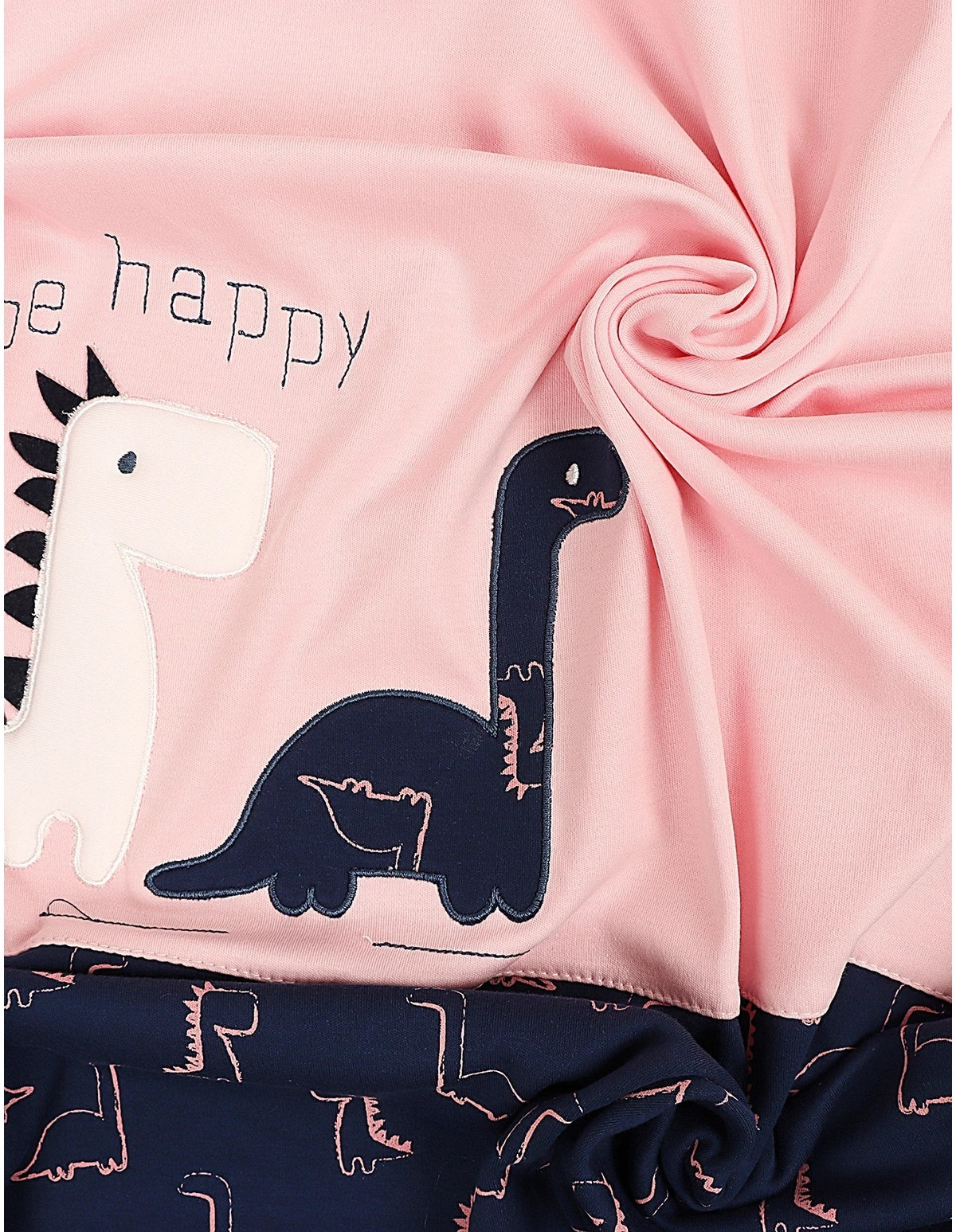 Paturica bumbac premium dino roz