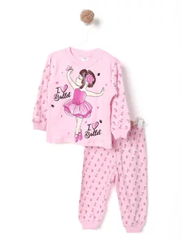 Pijama Ballet roz 80 (9-12 luni)