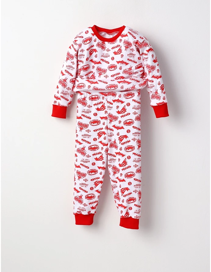 Pijama bbc ML Romania Batman  rosu picture - 3