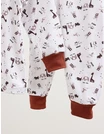 Pijama bbc ML Romania, Cute Animal, alb-maro picture - 3