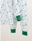 Pijama bbc ML Romania, Cute Animal, alb-verde picture - 3