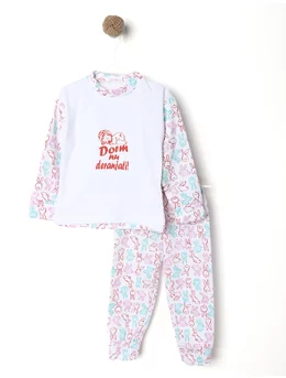 Pijama fetite vatuita Dorm nu Deranjati 116 (5-6 ani)