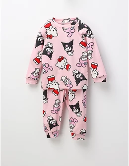 Pijama Kitty Cat, model roz