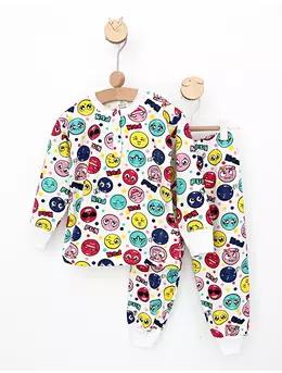 Pijama ML imprimata Smiley Fun
