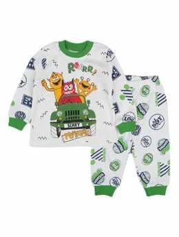 Pijama monstruleti model verde 80 (9-12 luni)
