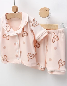 Pijama MS, Cu Happy, corai