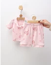 Pijama MS, Cu Happy, roz picture - 3