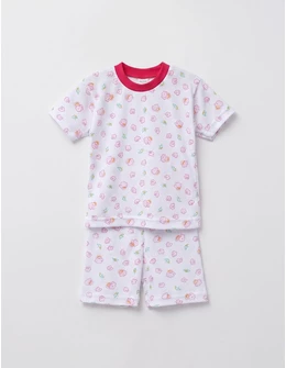 Pijama MS imprimata Norisori si Umbrelute roz