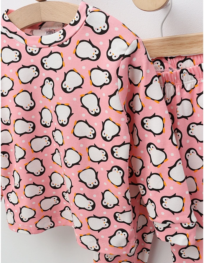 Pijama Pinguini Regali, model roz picture - 2