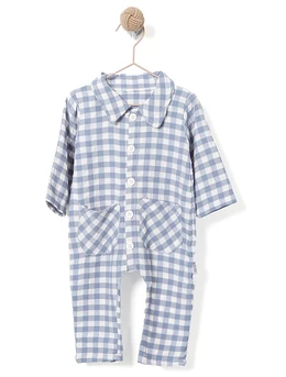 Pijama salopeta CAROURI albastru 1