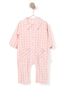 Pijama salopeta CAROURI roz 1