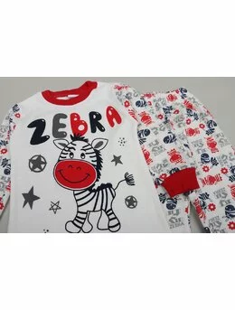 Pijama Zebra boy 1 rosu 2