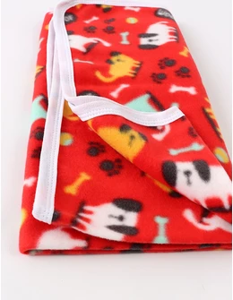 Pled polar cu Woof Catel, rosu