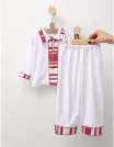 Costum popular baieti 3 piese rosu M1 picture - 5