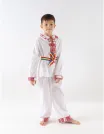 Costum popular baieti 3 piese rosu M1 picture - 6