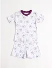Pijama MS imprimata Ursuleti model cu mov picture - 1
