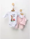 Set 3 piese Minikids, Primul Meu Paste, roz picture - 4